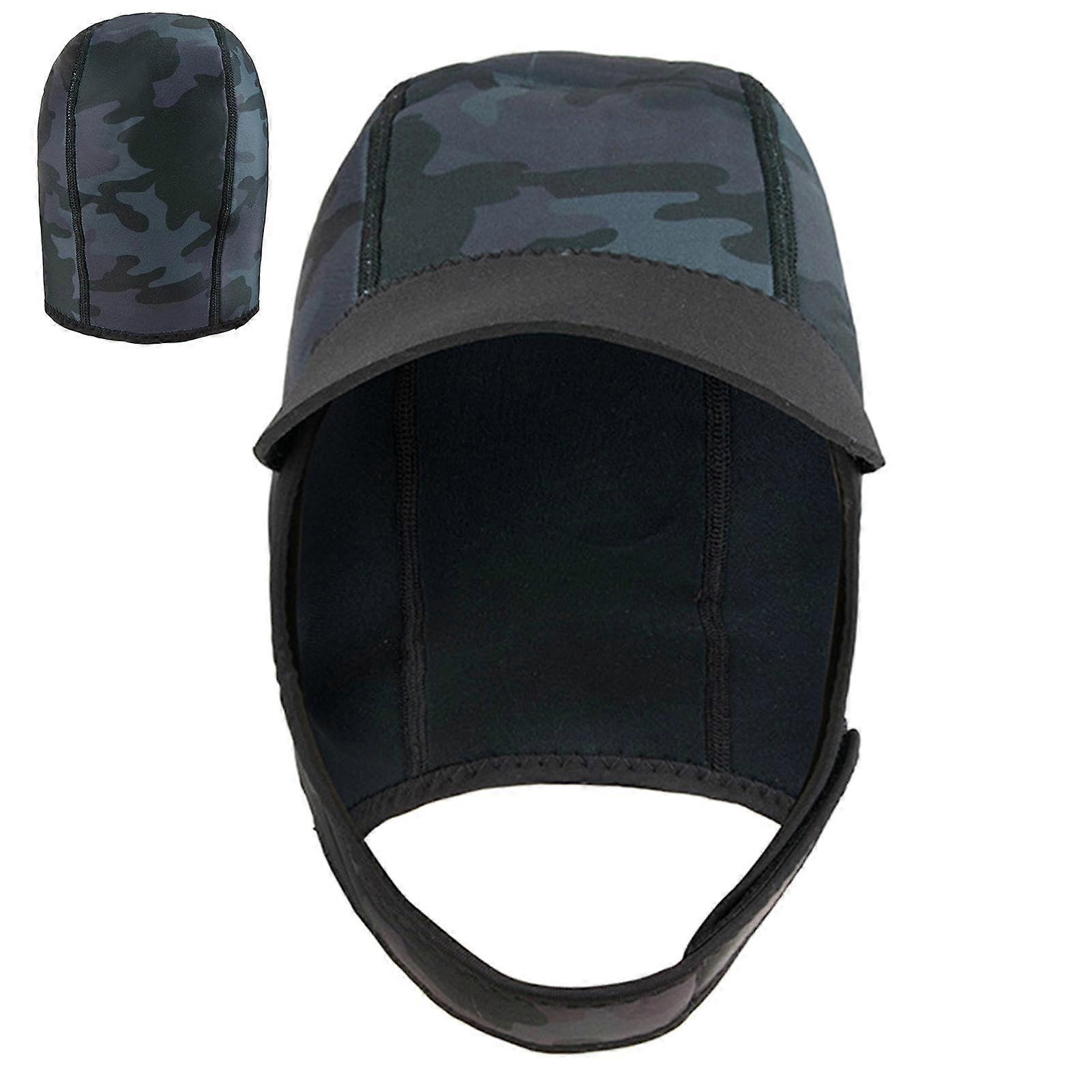 ThermoSurfTauchhaube, 2 mm, dehnbare Surfmtze, WassersportTauchkappe