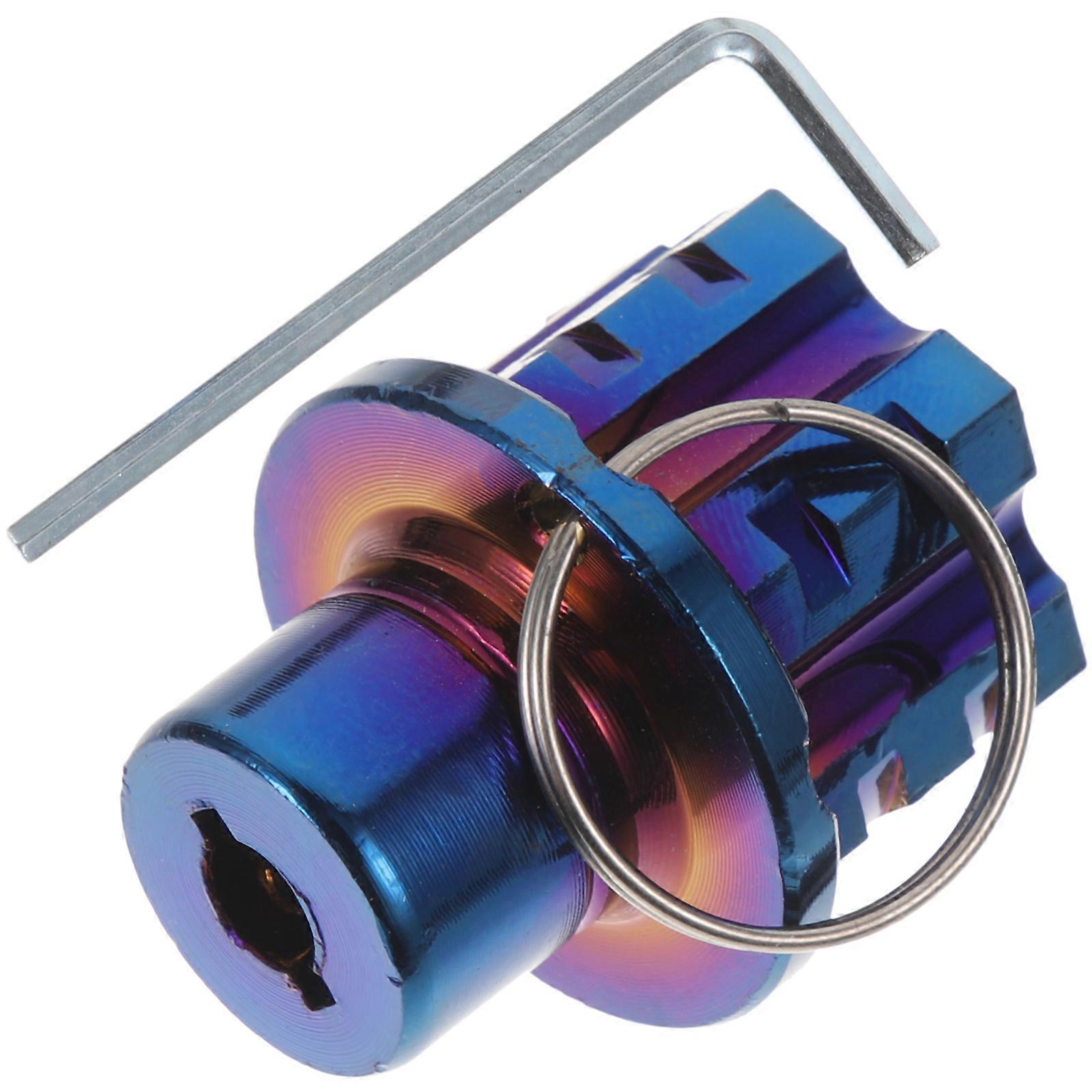 Alloy Motorcycle Key Cover with Screw Mounting Holes for Easy Installation 4.5 inches