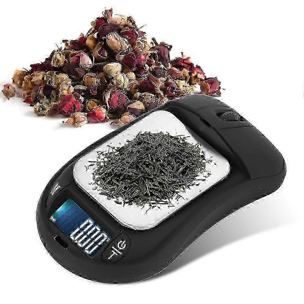 200g / 0.01g Electronic Digital Scale Portable Pocket Mouse Scale Jewelry Tea Weighing Tool-Good