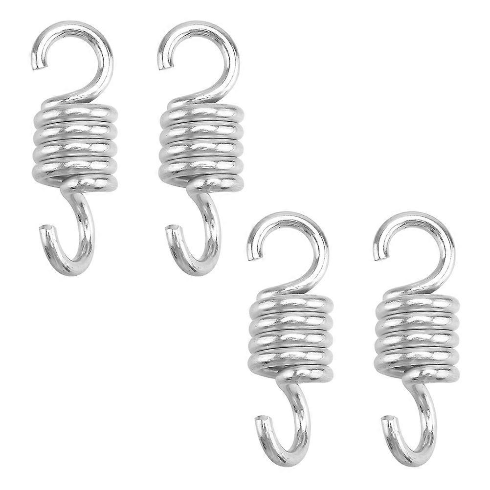 Swing Spring Hooks Heavy Duty Bag Spring Metal Comfortable Swing Outdoor Use 4Pcs