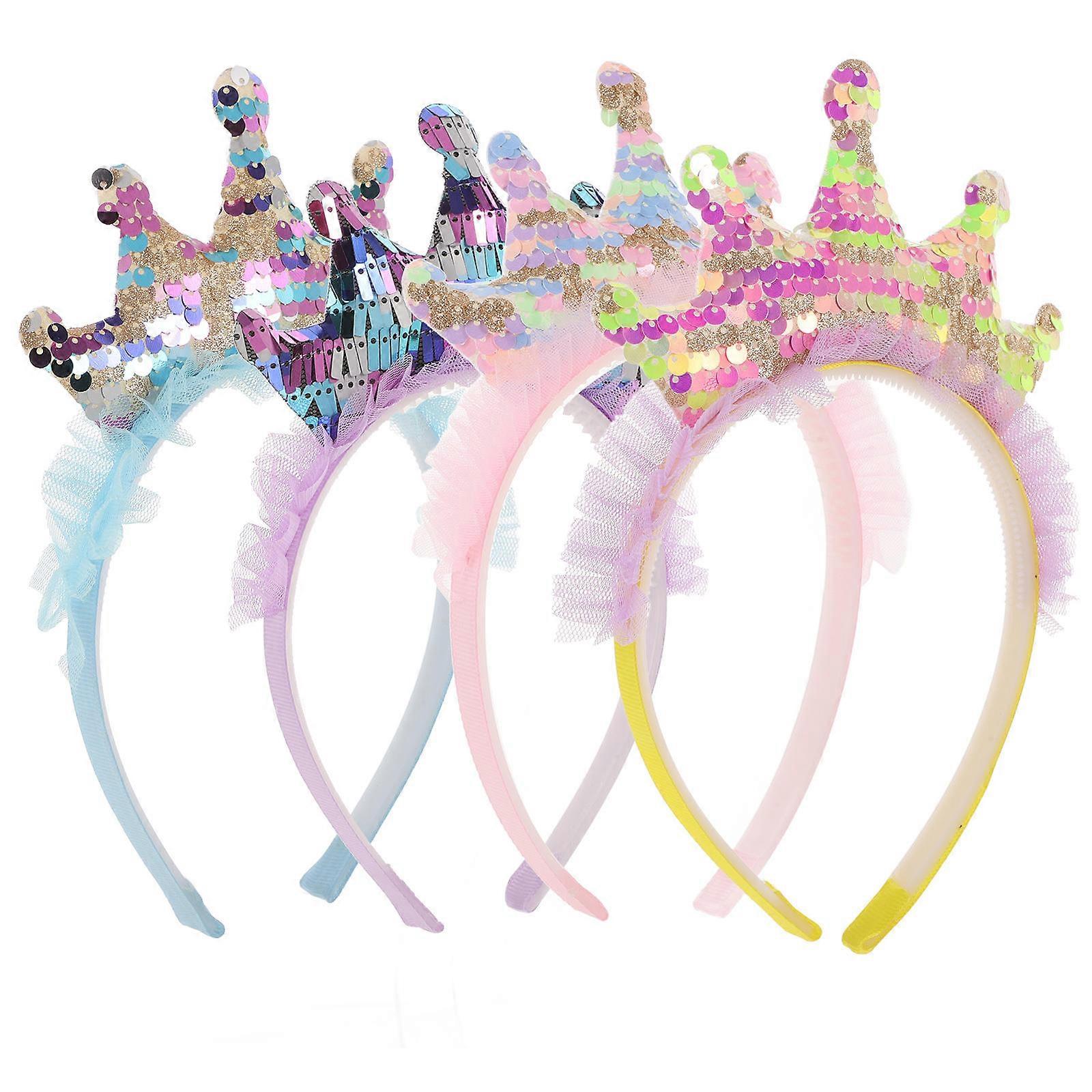 a refined and engaging product description for your cute sequin headbands:
**✨ 4pcs Cute Sequin Headbands at Every Occasion ✨**
Add a touch of
