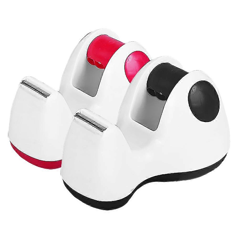 Mini Tape Dispenser PP Material for Desk Versatile Tape Compatibility Crafting Activities Students Teachers 2Pcs