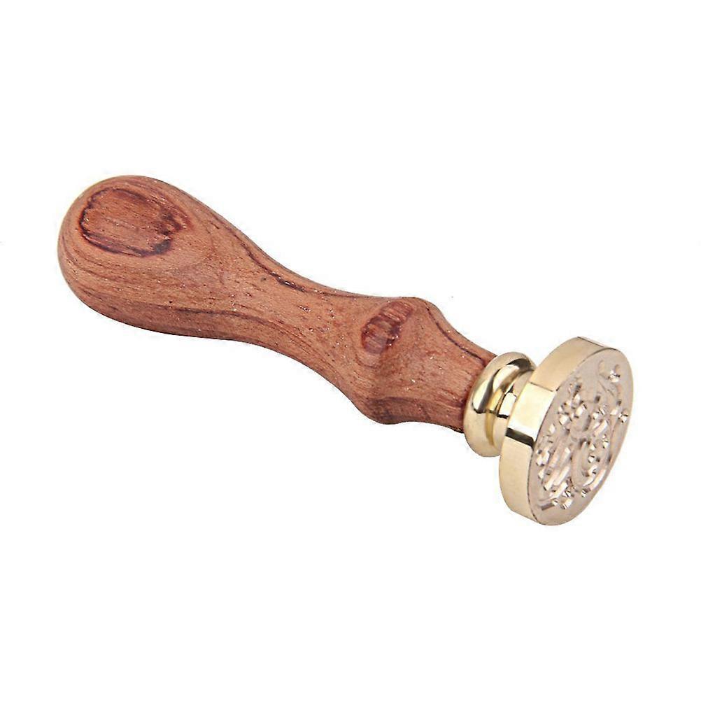 Stamp Seal Wax Sealing Kit For Invitations And Special Occasions Rectangular Handle Metal 1Set