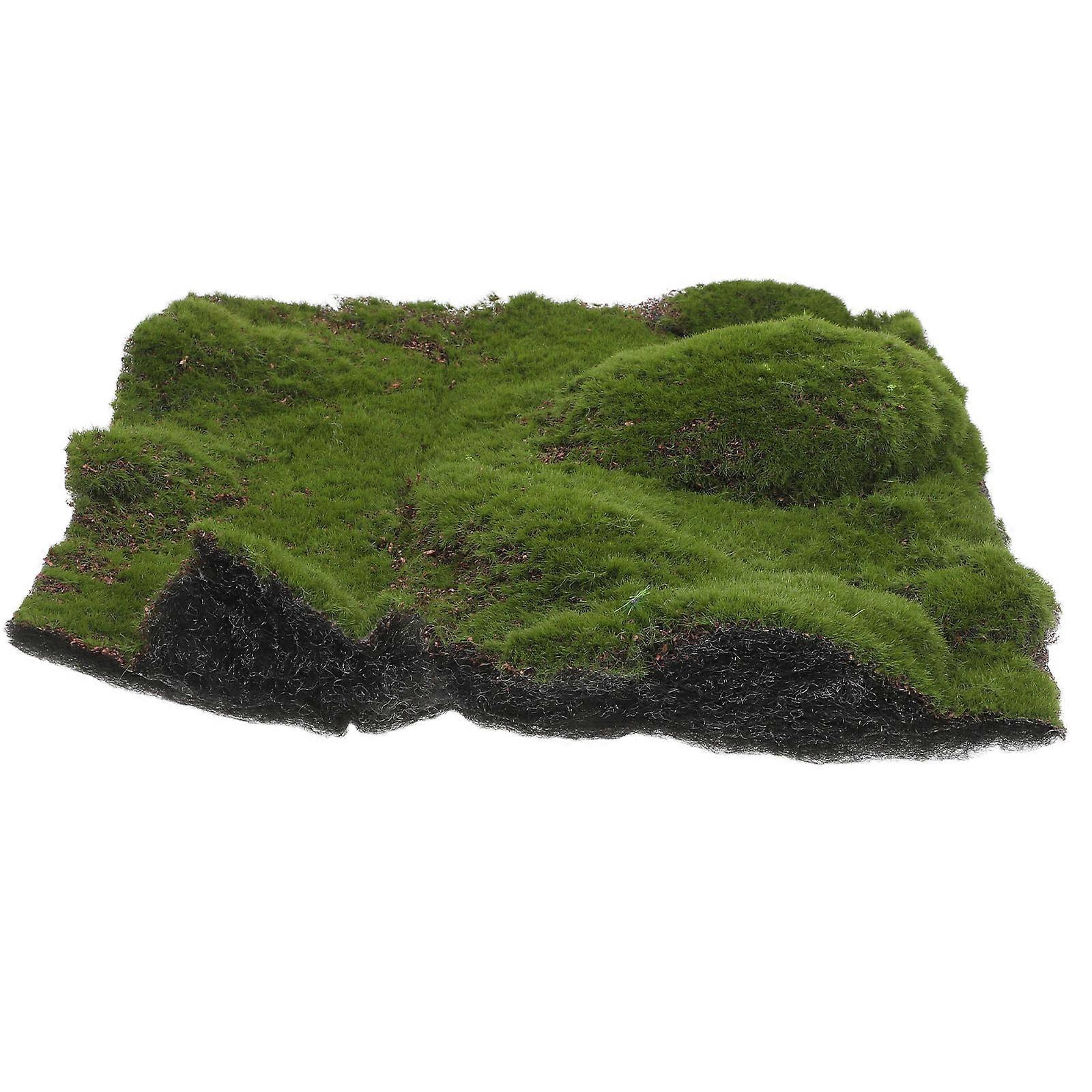 Pet Turf Artificial Moss Mat Versatile Use Square Shape 30cm x 30cm Reusable 1Set
