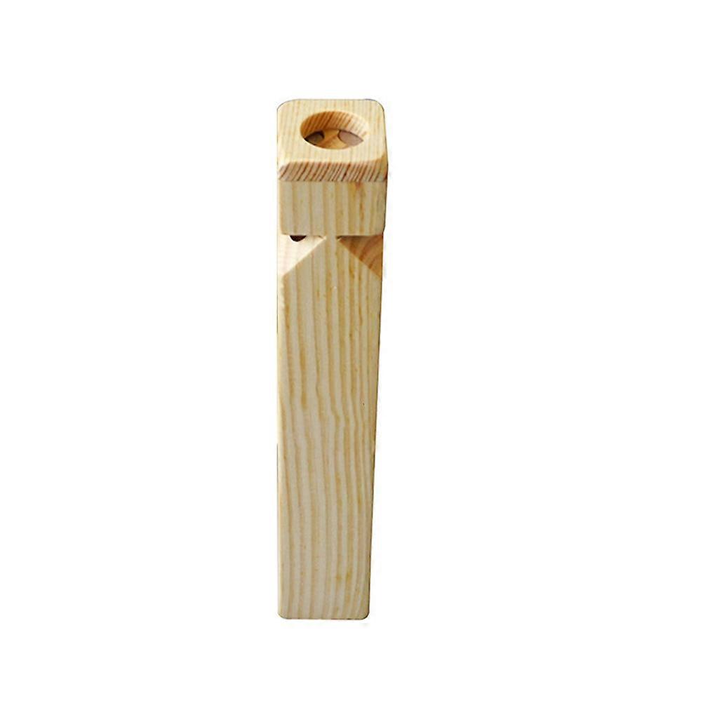 Wooden Whistle Toy for Playing Crafted with Synthetic Material Beige Color Perfect for Kids Holidays Fun