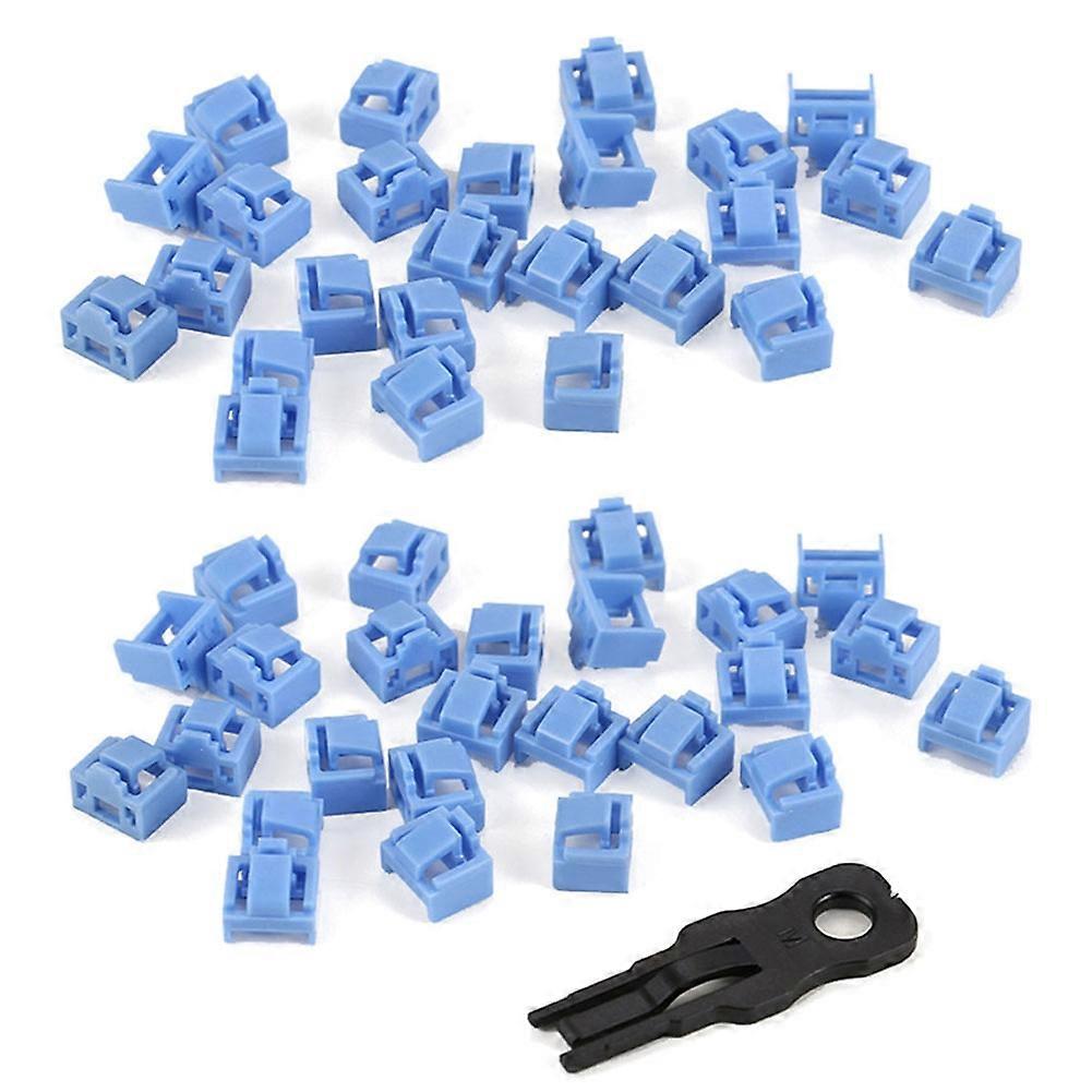 400Pcs Blue RJ45 Port Ethernet LAN Hub Anti Dust Cover Plug Cap