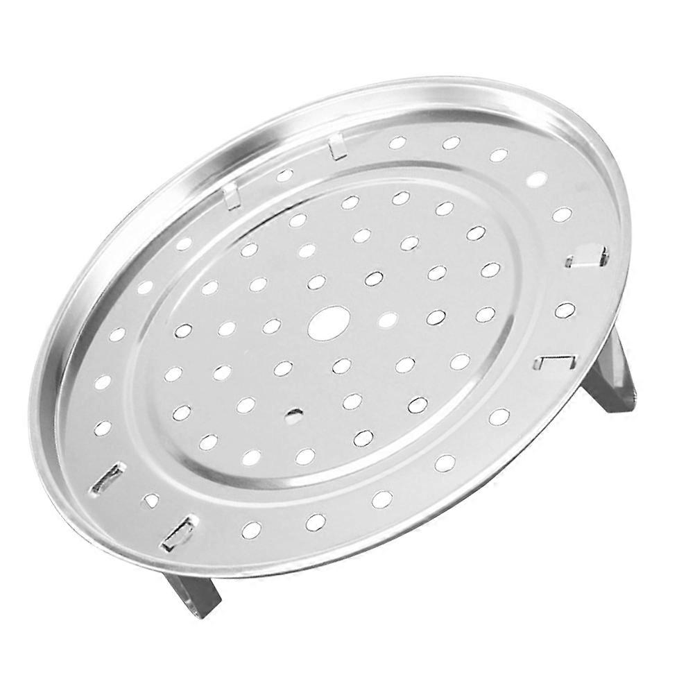 Steam Tray Steaming Rack Round Kitchen Tool Silver 9.4X9.4X2.2in Cooling 1Pack