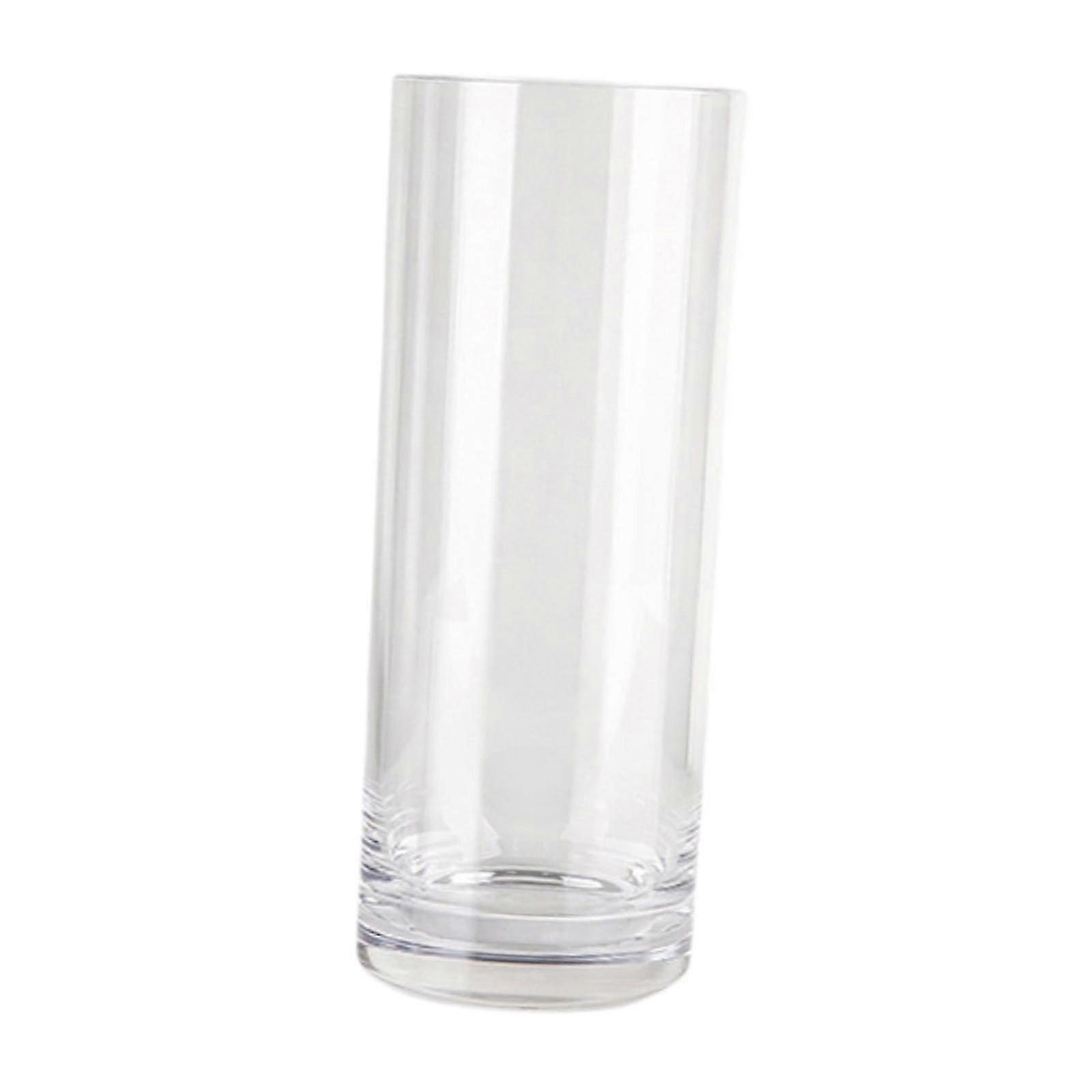 Acrylic Cylinder Vase Plant Pot Holder Desk Decorative Vase Tall Flower Vase