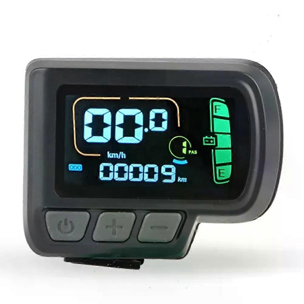 Scooter Display Smart LCD Meter For Weather Conditions For 36V 48V Electric Bike Bike Speedometer Display Accessory-fj