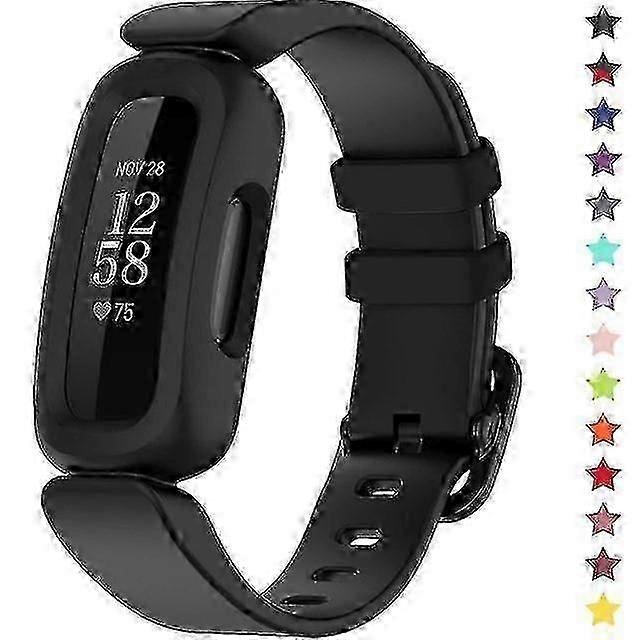 Fitbit Ace 3 Çocuklar için Silikon Su Geçirmez Saat Kayışı Değiştirme (Erkekler ve Kızlar)