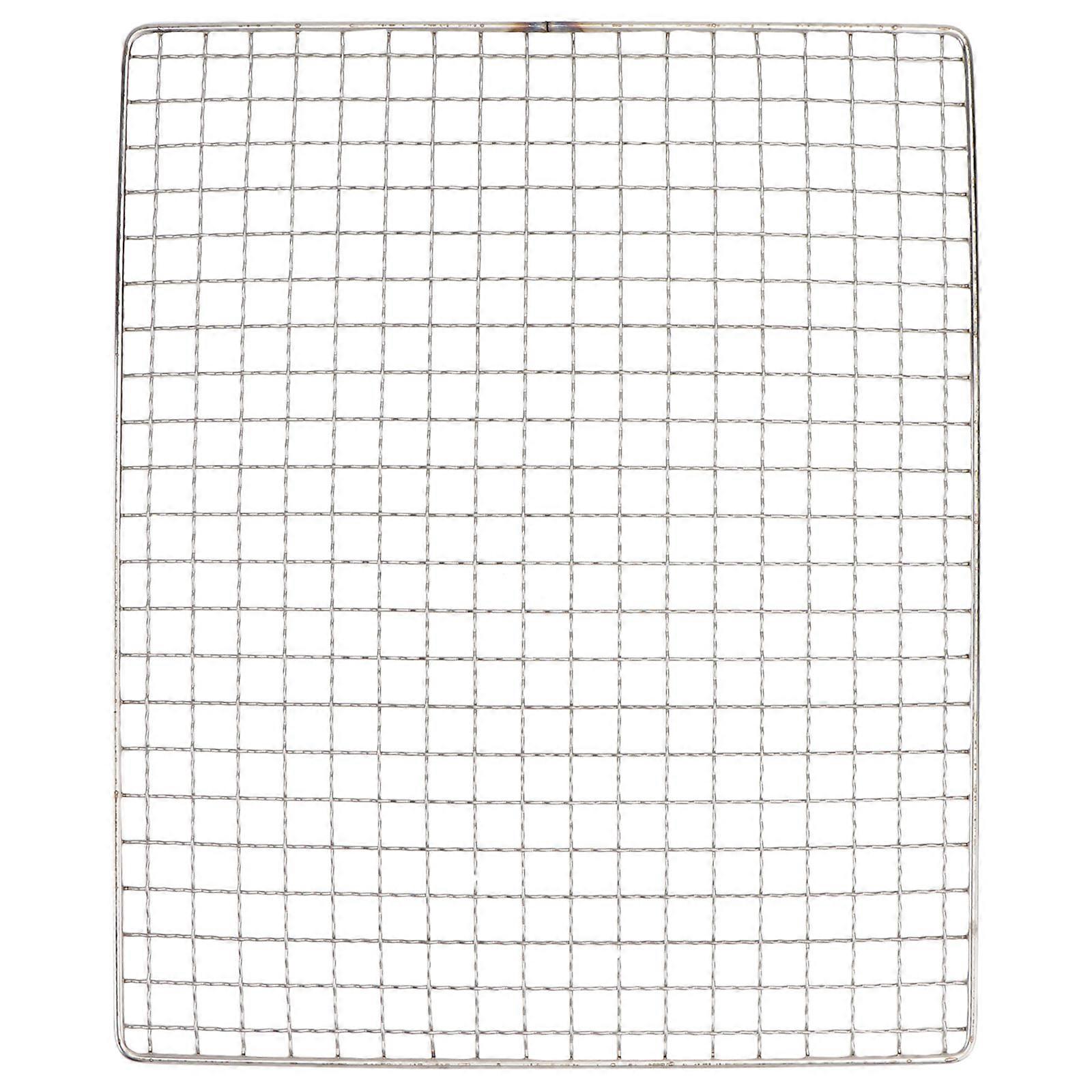 Stainless Steel BBQ Wire Mesh Grill Rack – Durable Square Hole Cooking Grid for Outdoor Grilling, Baking, and BBQ – Non Deformable Design for Even
