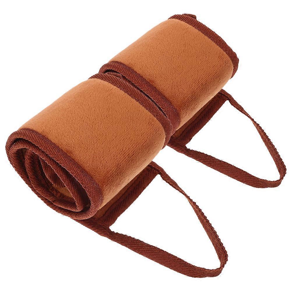 Back Washer For Shower Men Back Lotion Applicator Bathroom Use Brown 65.00X9.00X0.50CM Exfoliating 2Pcs