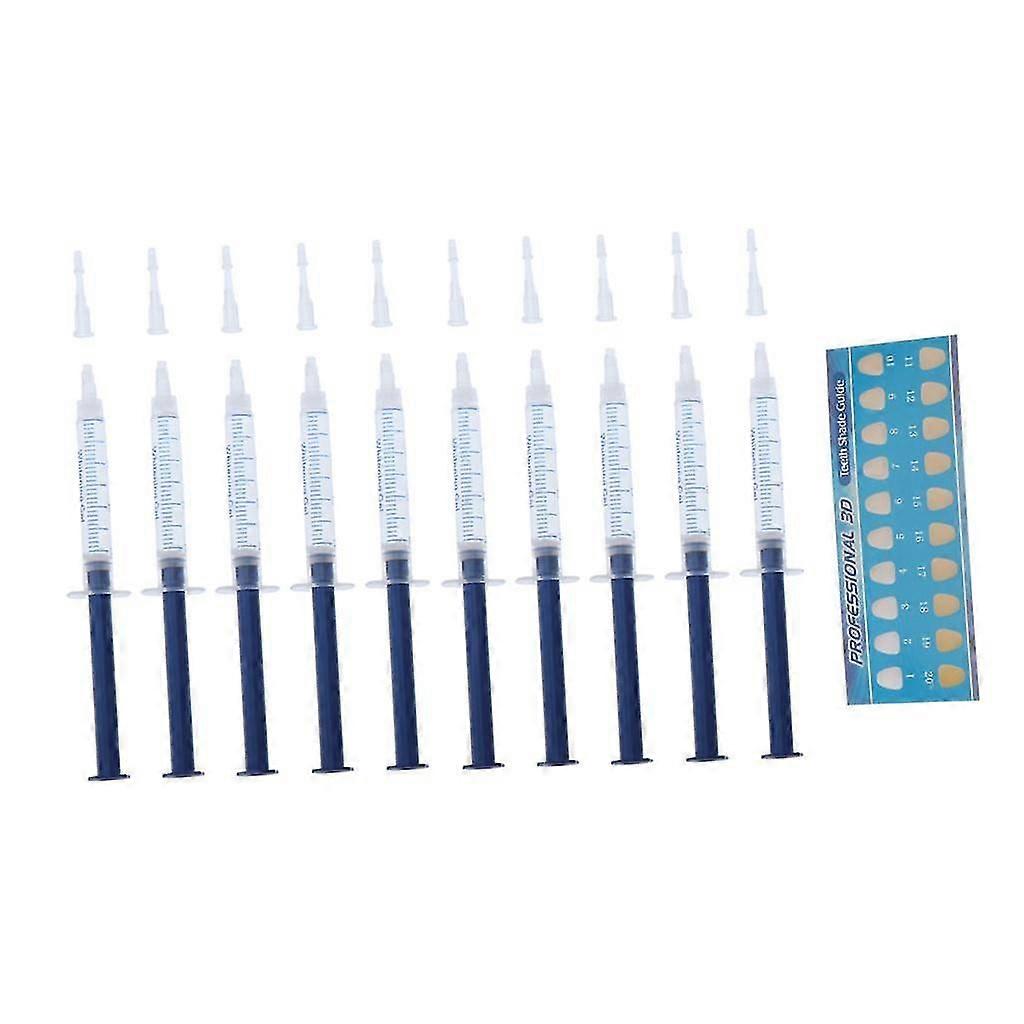 10個の歯のホワイトニングジェルは汚れを取り除き、口腔衛生歯科ケア美容歯