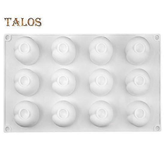 Silicone Cake Mold Multi-compartment Design Cherry Shape Mold Soft Non-stick Baking Dessert Mold for Kitchen