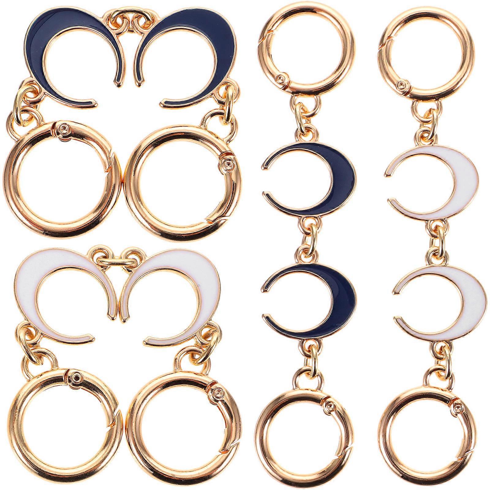 Purse Strap Extender Chain Replacement Accessory for Handbags, Wallets & Shoulder Bags – Easy Install, Stylish DIY Craft Use, Gold & White Gold Color