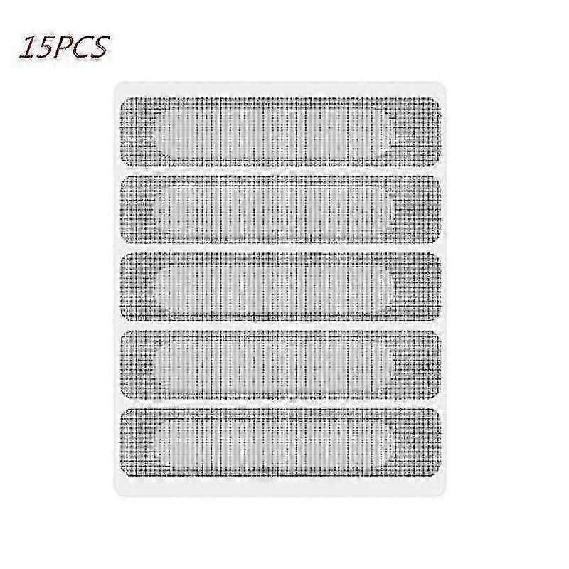 50 Pcs Fly Screen Repair Tape - Self-Adhesive Mosquito Net Patch for Windows & Doors - Bug Proof Mesh Fix