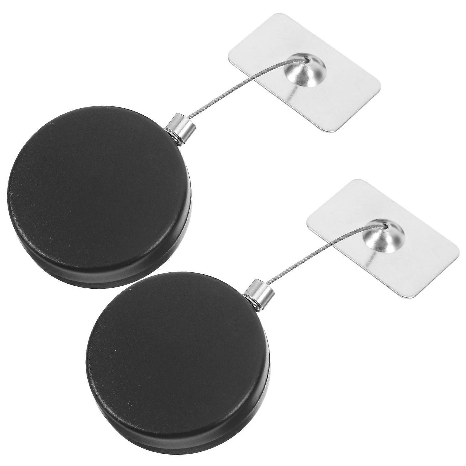 Small Cable Lock Retractable Security Cable Lock Anti-Theft For Home 2Pcs