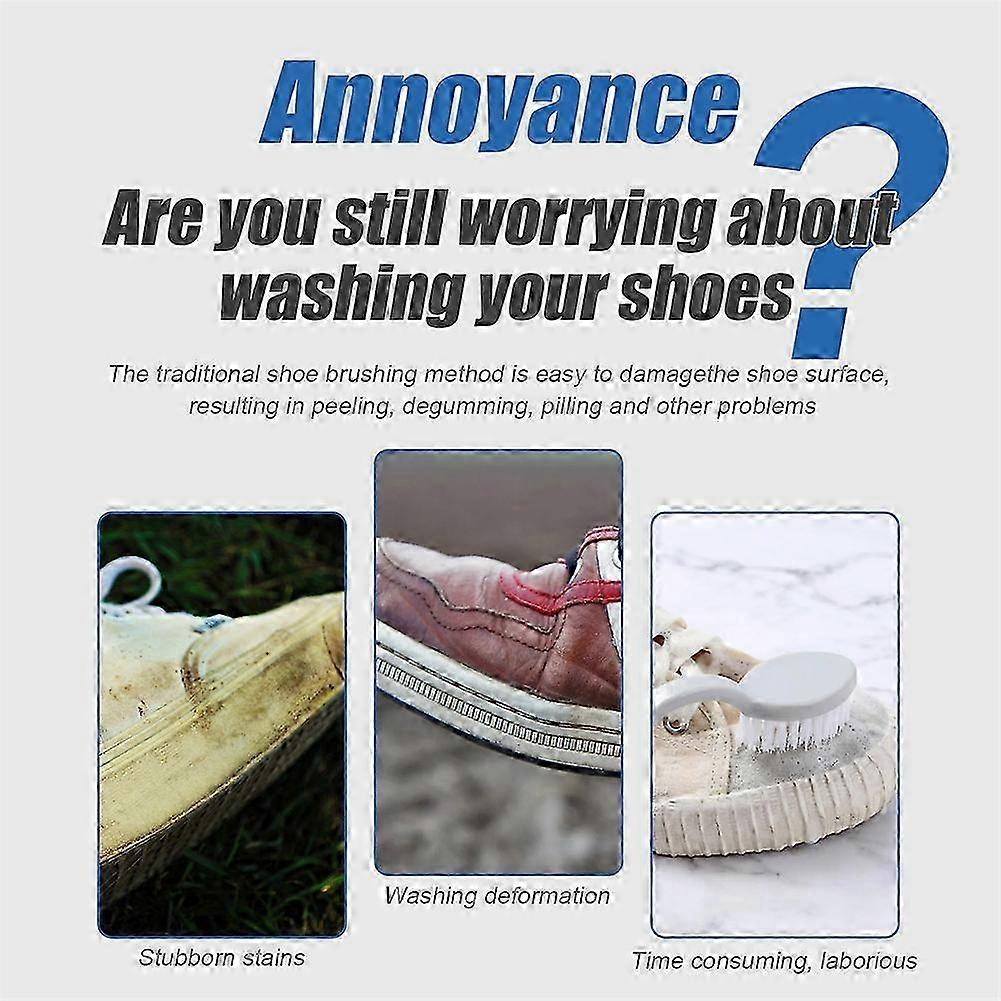 White Shoes Cleaning Cream Stains Remover Shoes Whitening All-Purpose Cleansing Cream With Wipe Spon