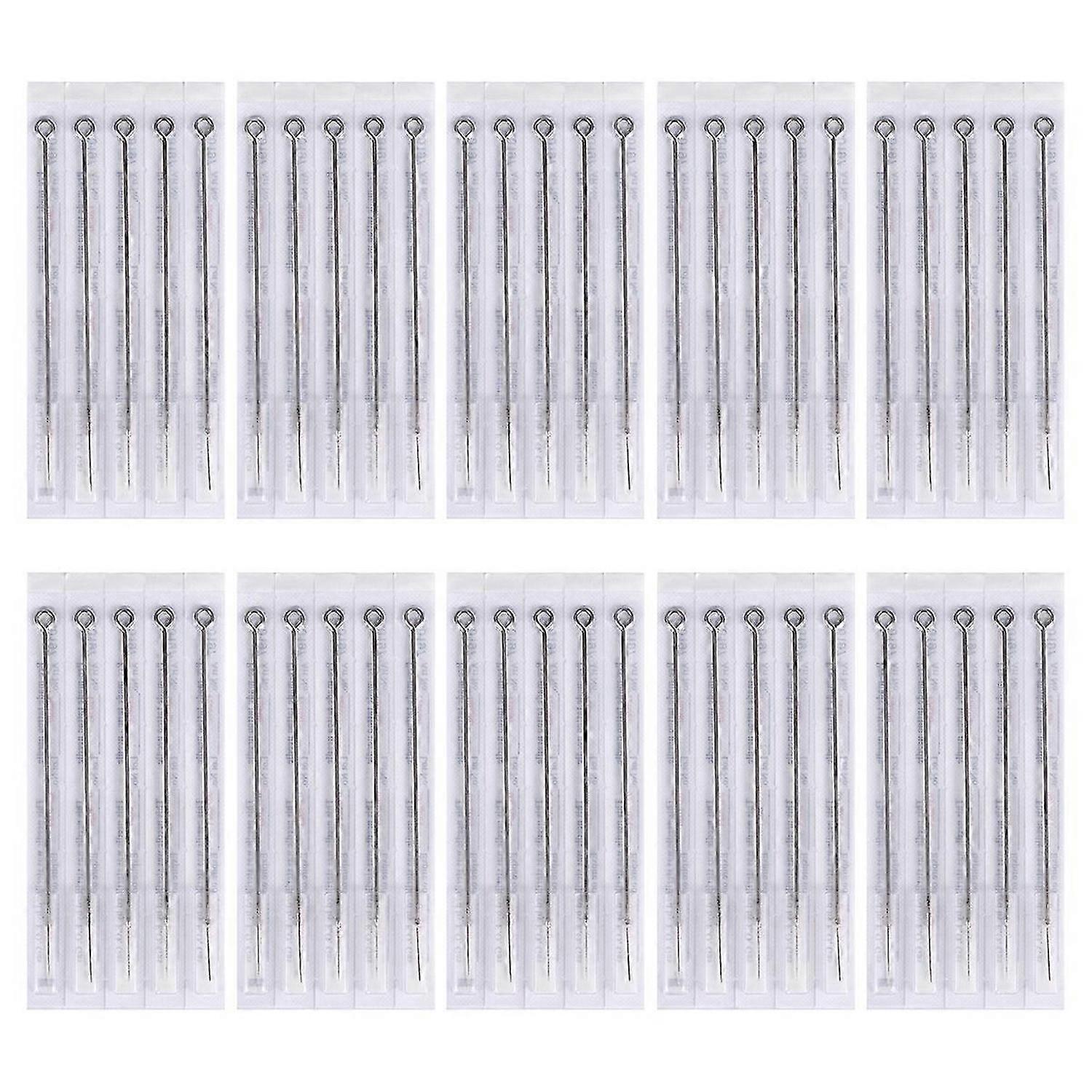 50x AIGUILLES DE TATOUAGE 3RL ROUND LINER ACIER INOXYDABLE