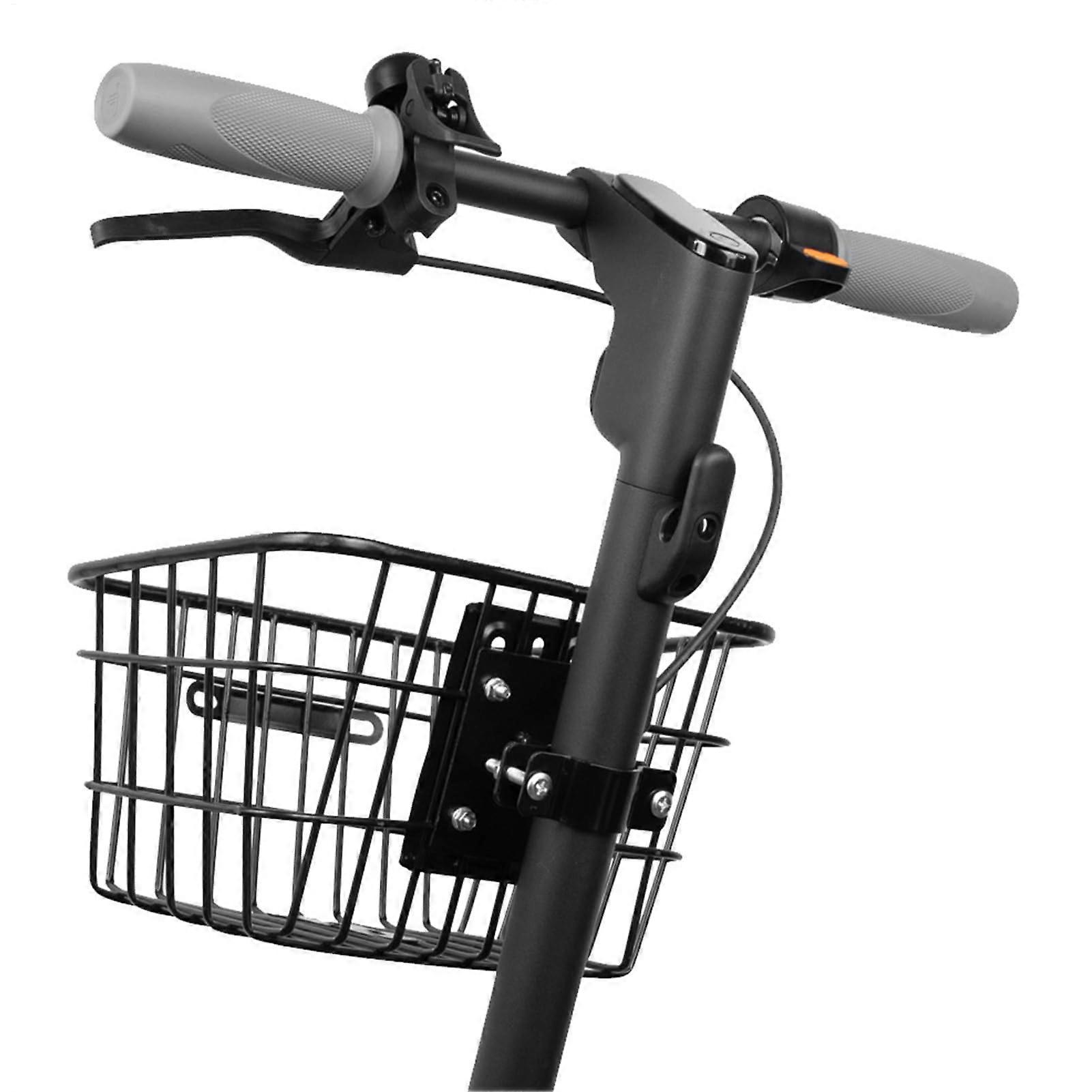 Fahrradkorb – Vorderradkorb für Kinder und Erwachsene | Abnehmbarer Eisen-Frontkorb mit großer Kapazität und Scooter-Korb-Befestigung