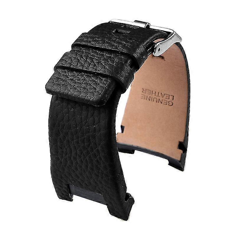 32mm Notched Leather Watch Strap Compatible with Diesel DZ1216 DZ4246 DZ4287 Replacement Band