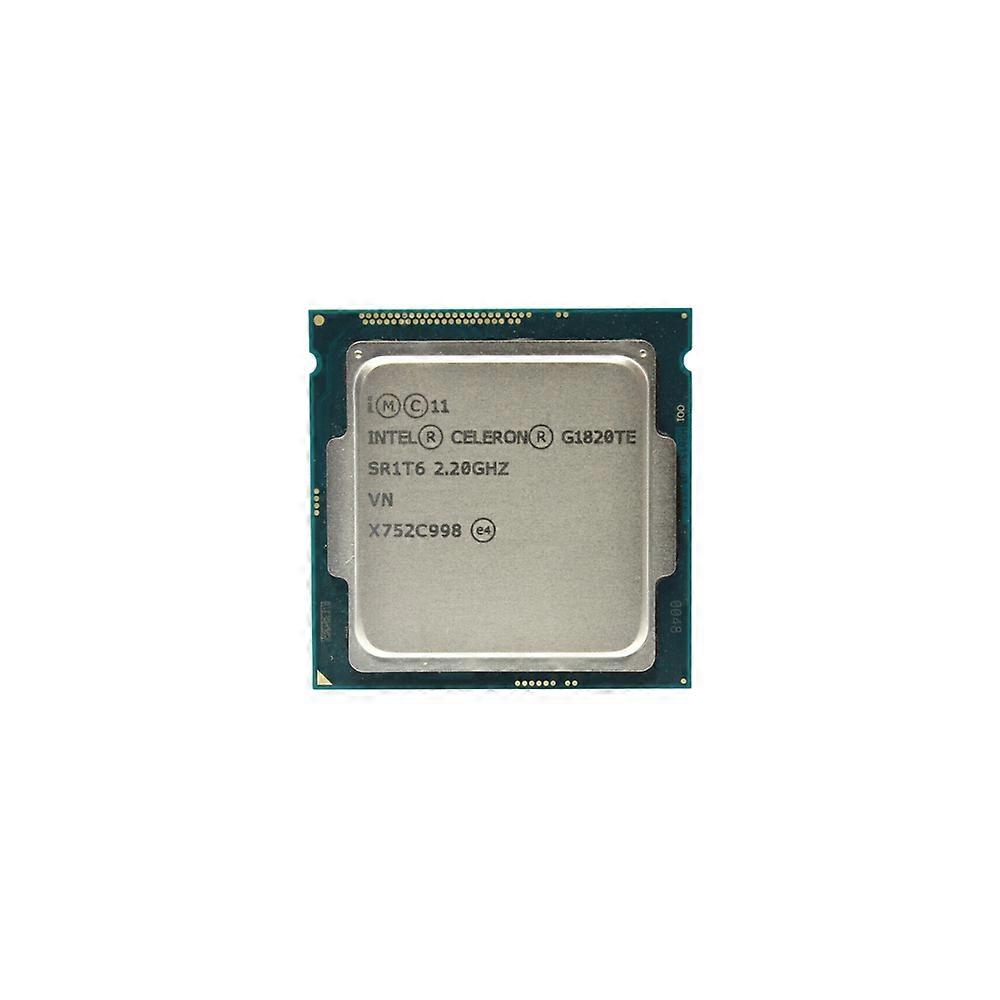 Celeron G1820TE CPU - Socket LGA 1150 2 Cores 2 Threads 2.2GHz 2MB L3 Cache 35W.