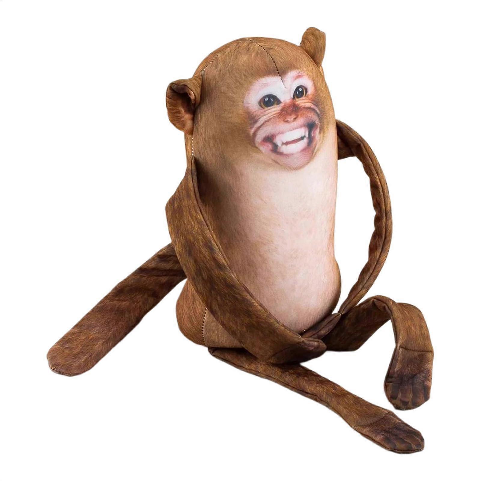 Monkey plush toy with open mouth – Sleep Soothers, soft and cuddly for girls