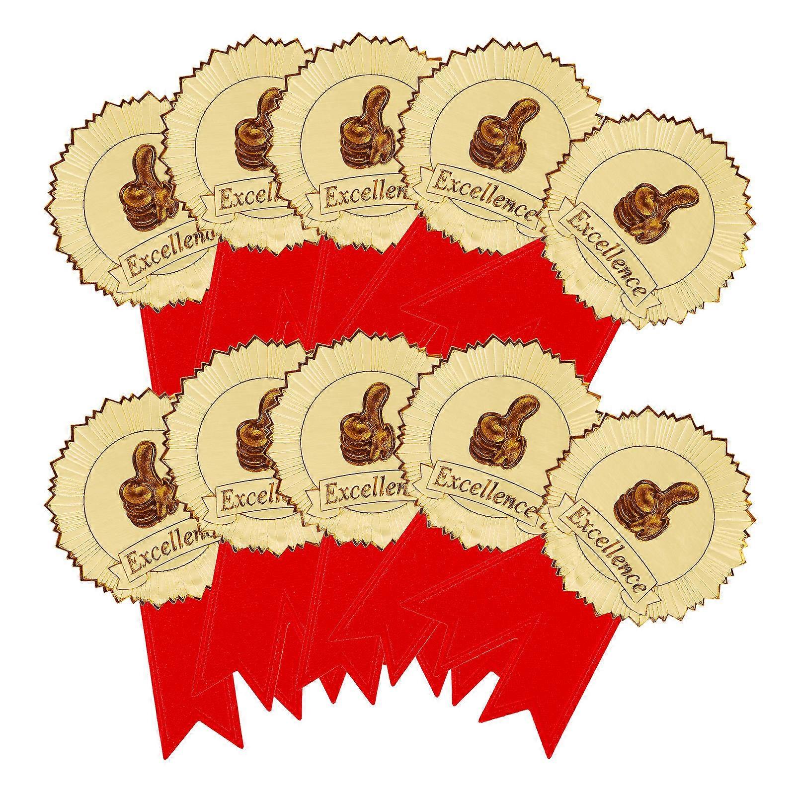 Diploma Stickers Graduation Certificate Supplies Authorization Star Shape 36 Sets