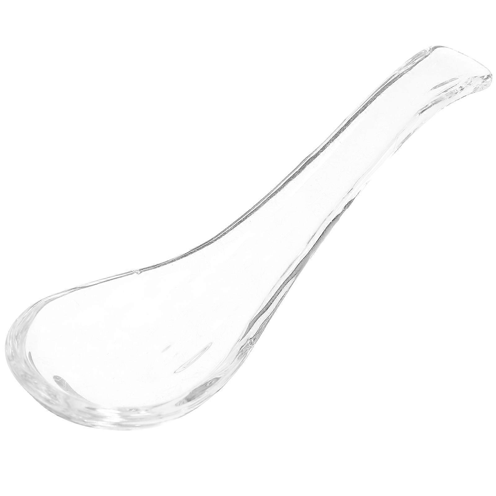 Heat Resistant Glass Coffee Spoon for Mixing, Desserts, and Appetizers – Lightweight Kitchen Utensil for Espresso, Ice Cream, Cocktails, Parties, and