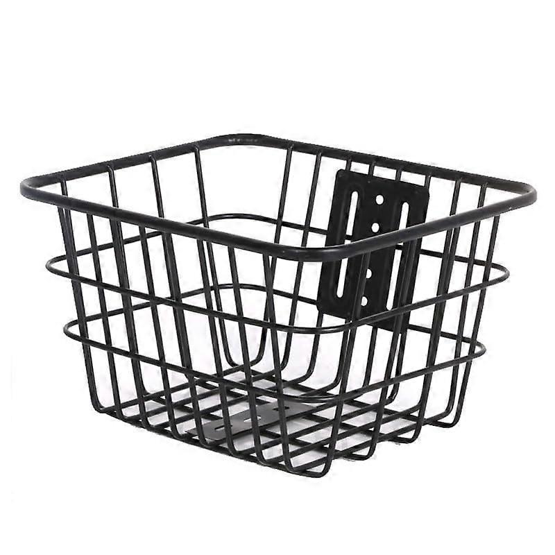 Cycling Basket Universal Rustproof Iron Wire Design with Strong Carry Strap for Children Lightweight Outdoor Use