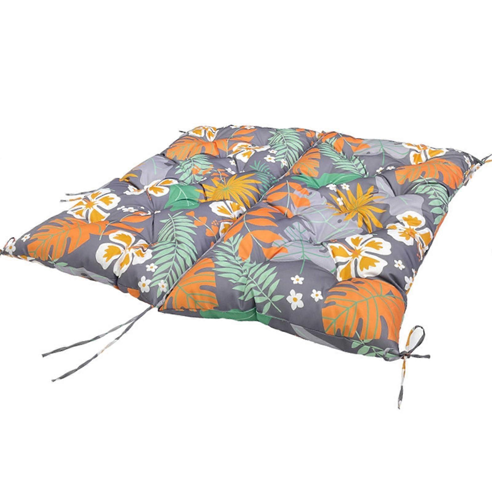 Waterproof swing cushion for garden swing, 3seater with straps, soft patio pads, 150x100x10cm, Pattern B