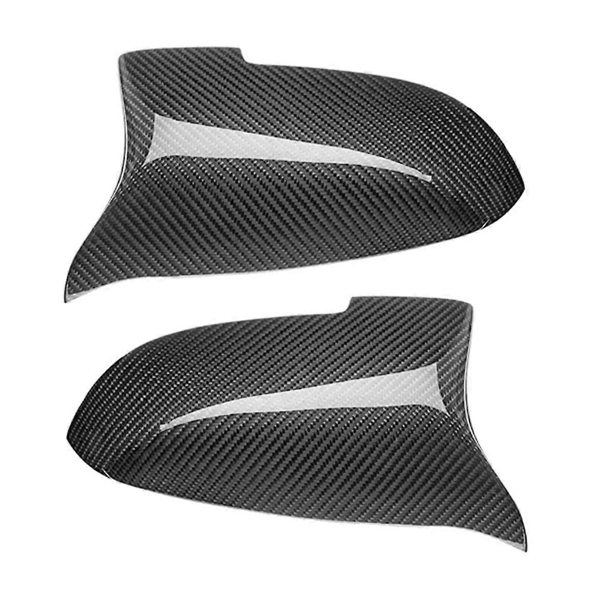 Car Rear View Mirror Cover Carbon Fiber Side Mirror Shell Rearview Housing for 5 Series F10 F11 F18