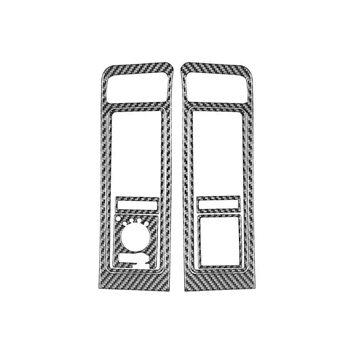 Carbon Fiber Dashboard Side Air Vent Outlet Trim for 1500 LHD