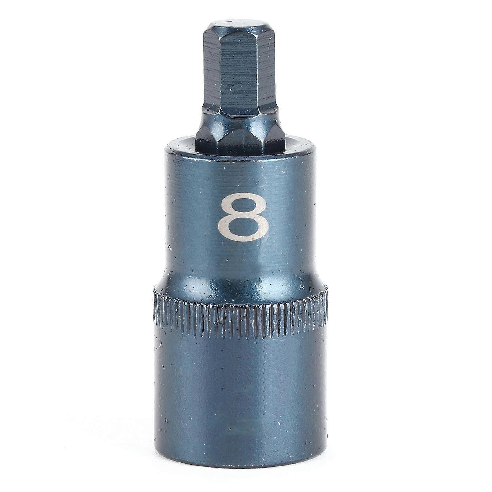 Socket Bit Hex 1/2in Interface Quick Wrench S2 Alloy Steel Blueing Hand Tools Hardware