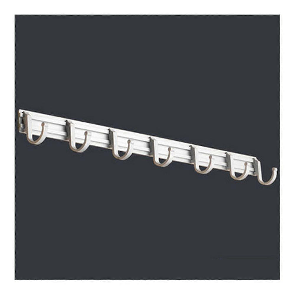 No hole removable hook bar 7 hook space aluminum