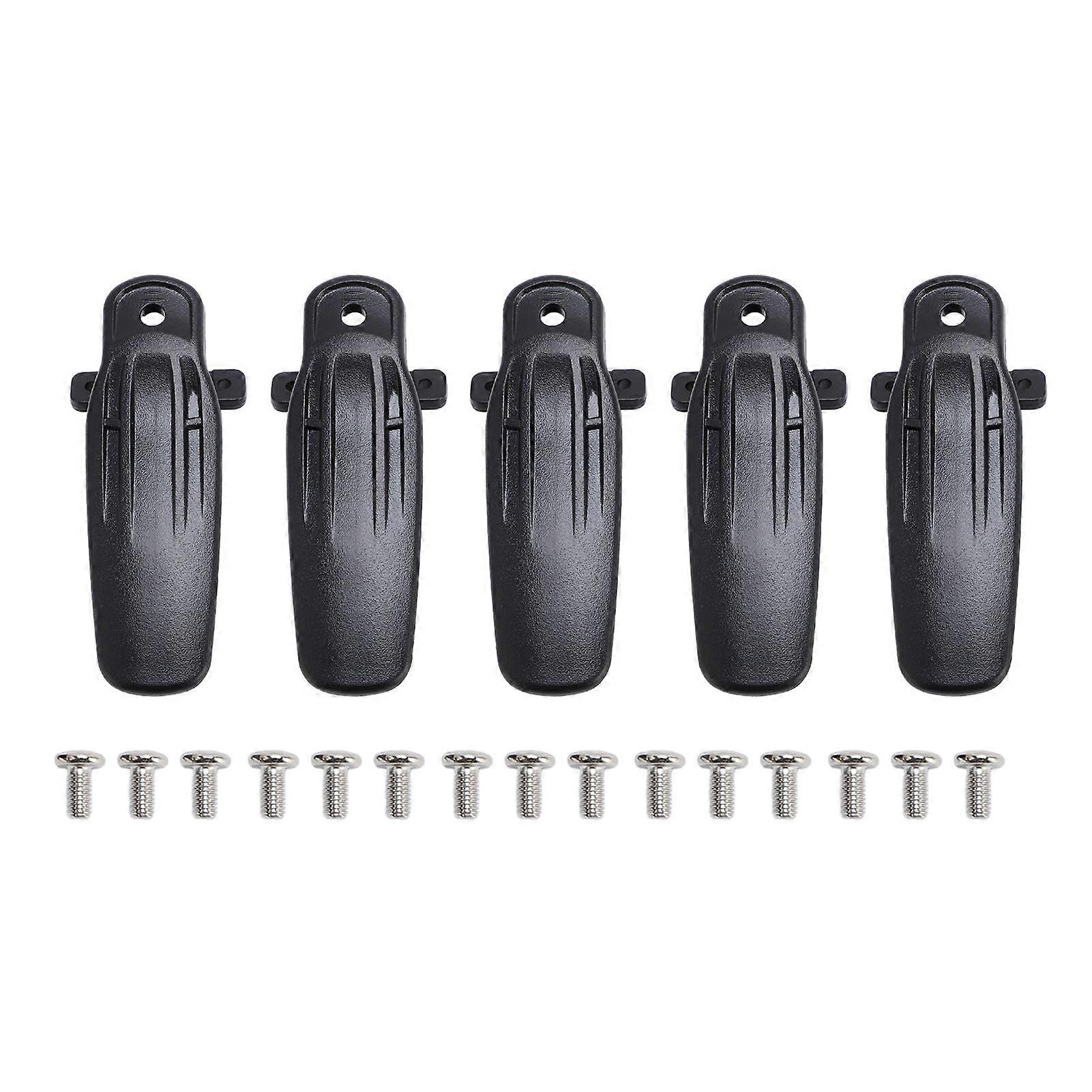 5 Pcs Durable Intercom Belt Clips for NX & TK Series Radios - Easy Installation