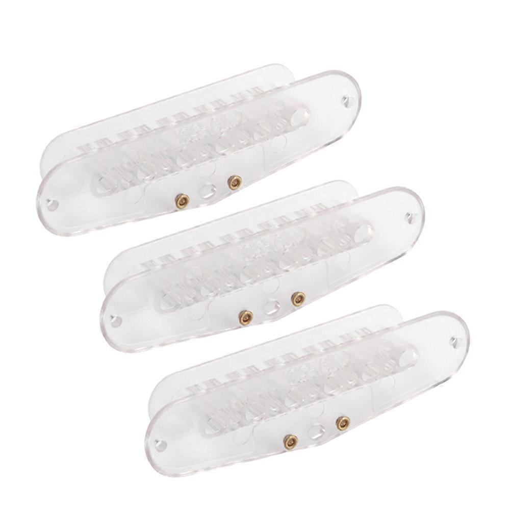 Pickup Makers Transparent Humbucker Pickup Bobbin 50mm Durable And For Music Production 3Pack