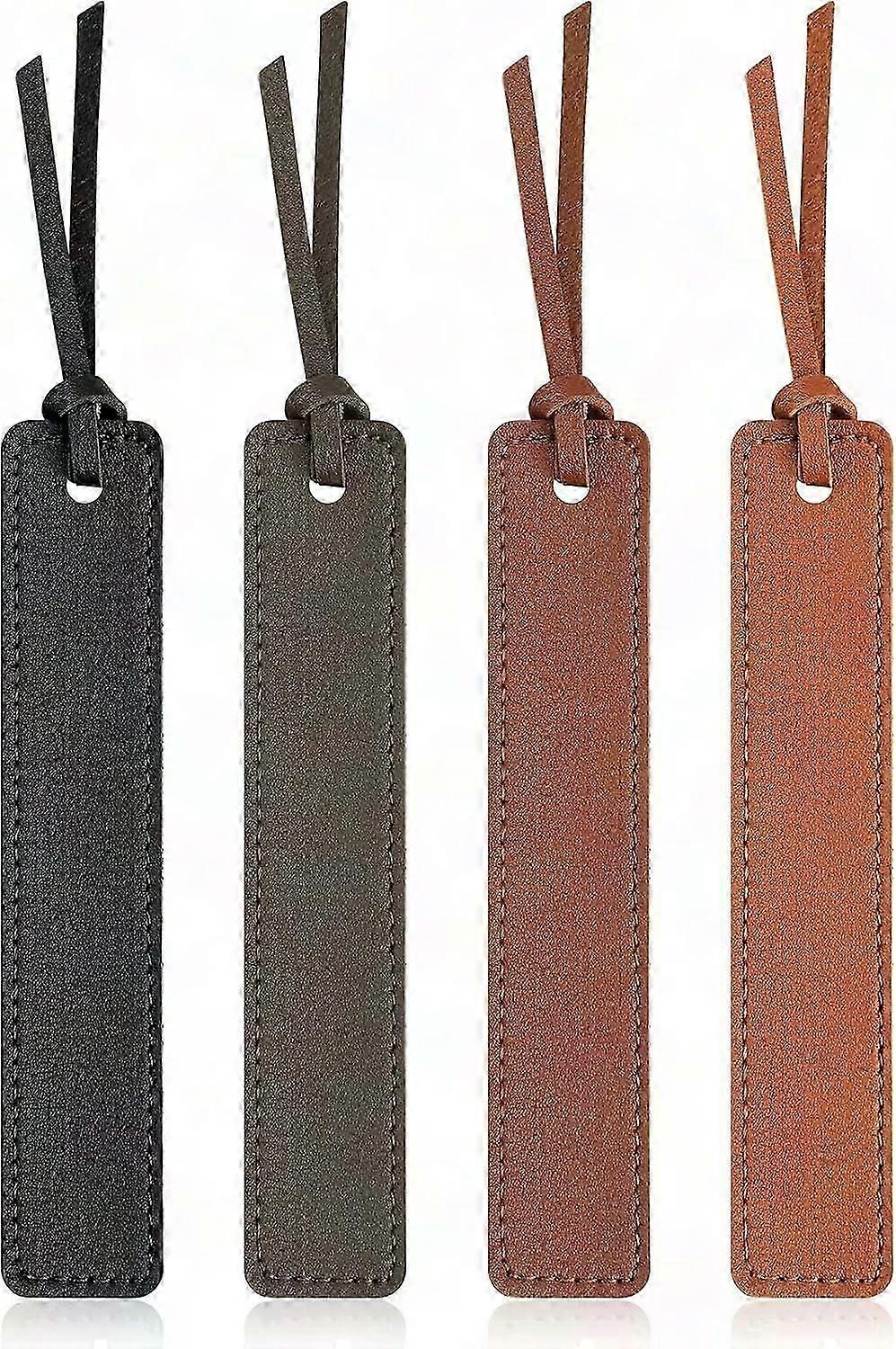 Leather Bookmarks Set Classic Reading Gifts for Readers
