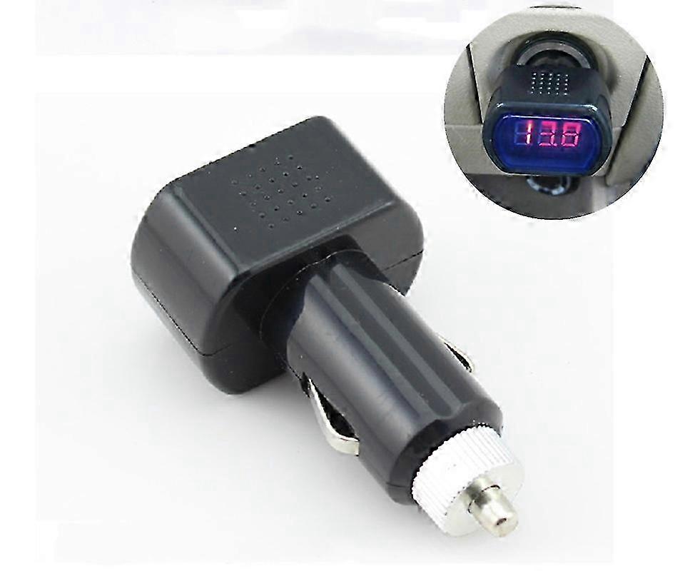 2025 Portable DC 12V-24V LED Panel Digital Voltage Meter Voltmeter Car Universal