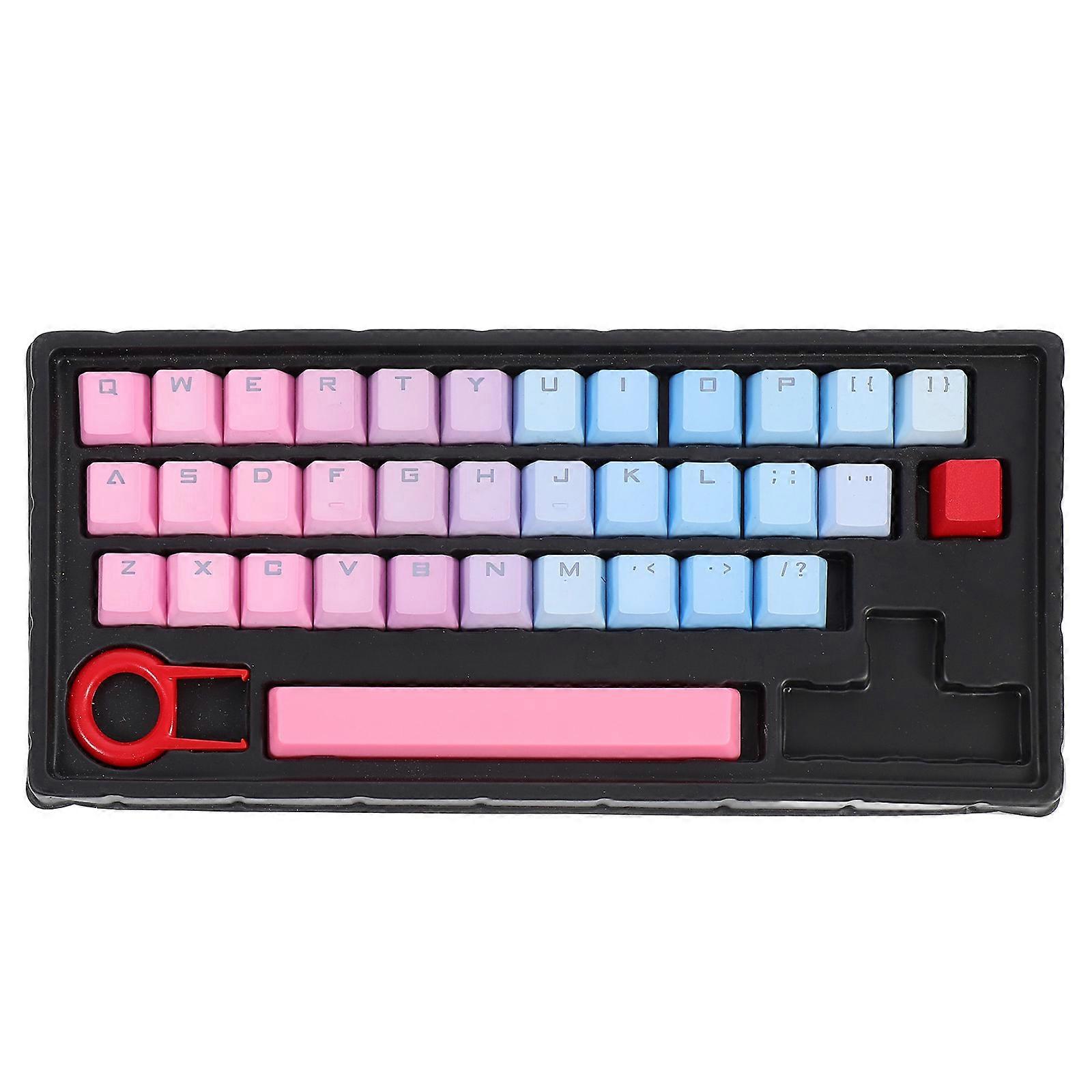1 Set Mechanical Keyboard Keycaps Kit Unisex Gaming Keyboards Easy Installation Wear Resistant Durable Color