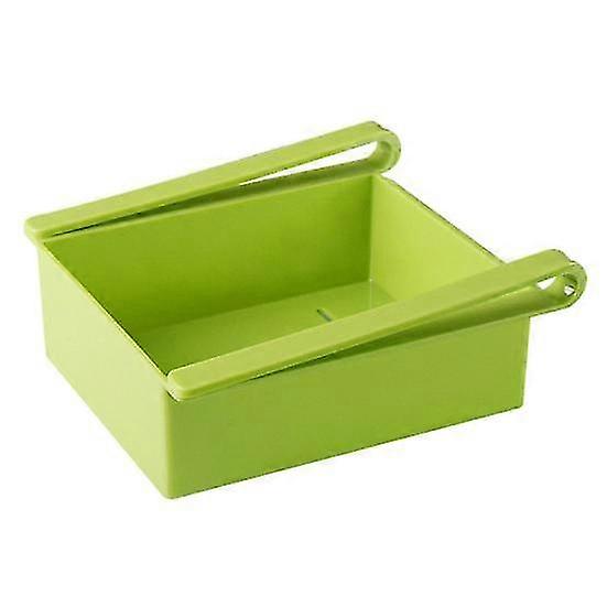Space Saver Slide Drawer Rack & Shelf Holder for Kitchen Freezer Fridge - Storage Box Organizer for Efficient Space Management