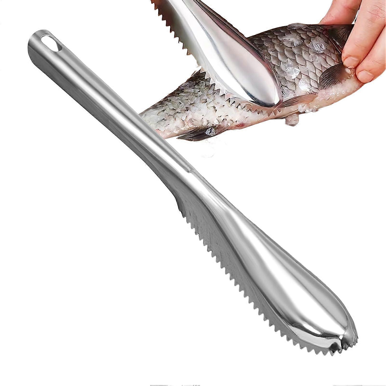 Fish Scaler, Fish Scale Remover Tool, Scale Removal Tool, Ergonomic Handle Fish Descaler, Cleaning Peeler, Multifunctional Scraper Tool for Peeling