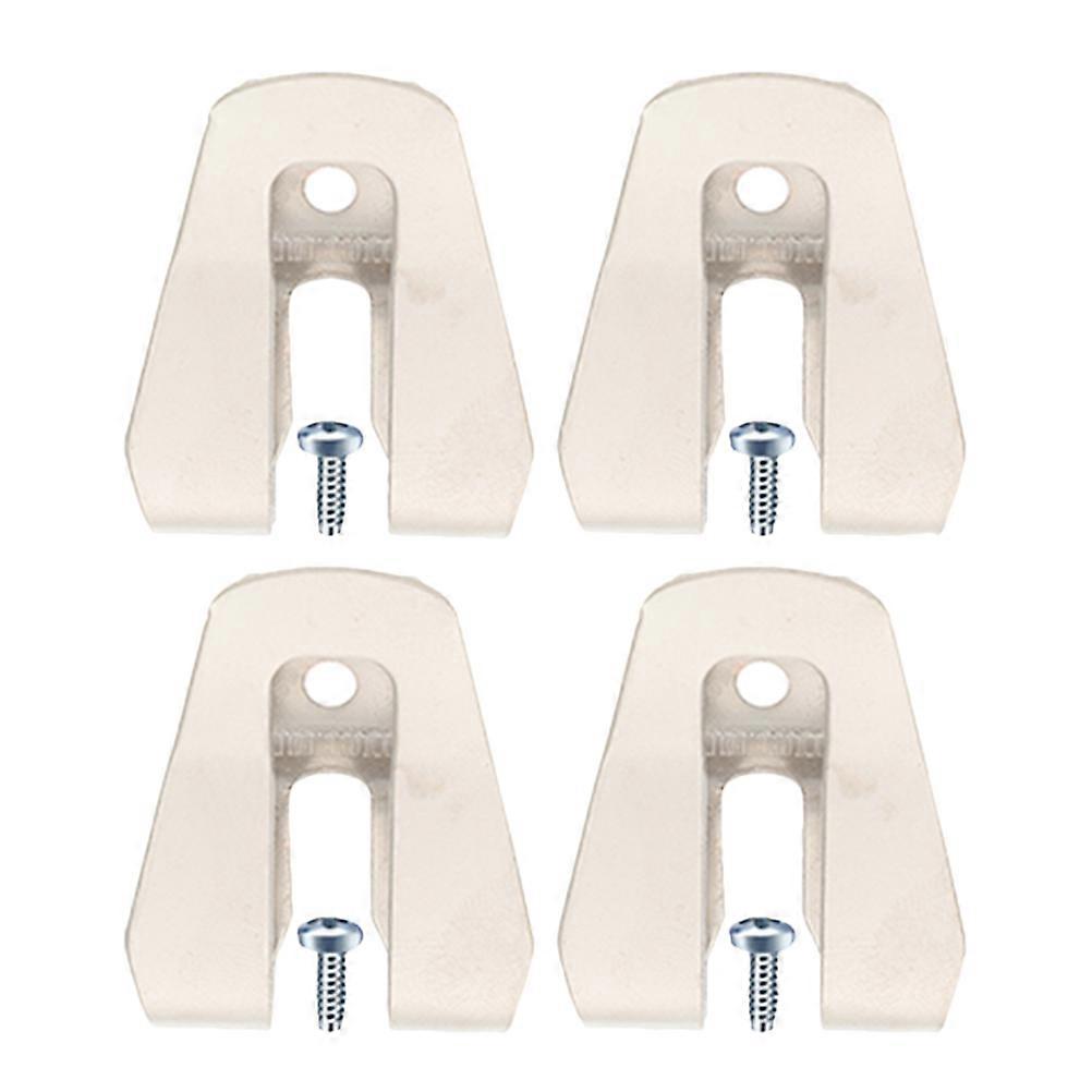 Hook Shape Belt Clip Hooks Driver Belt Accessories Daily Use 4.50X3.30X2.50CM Stainless Steel 4Pcs