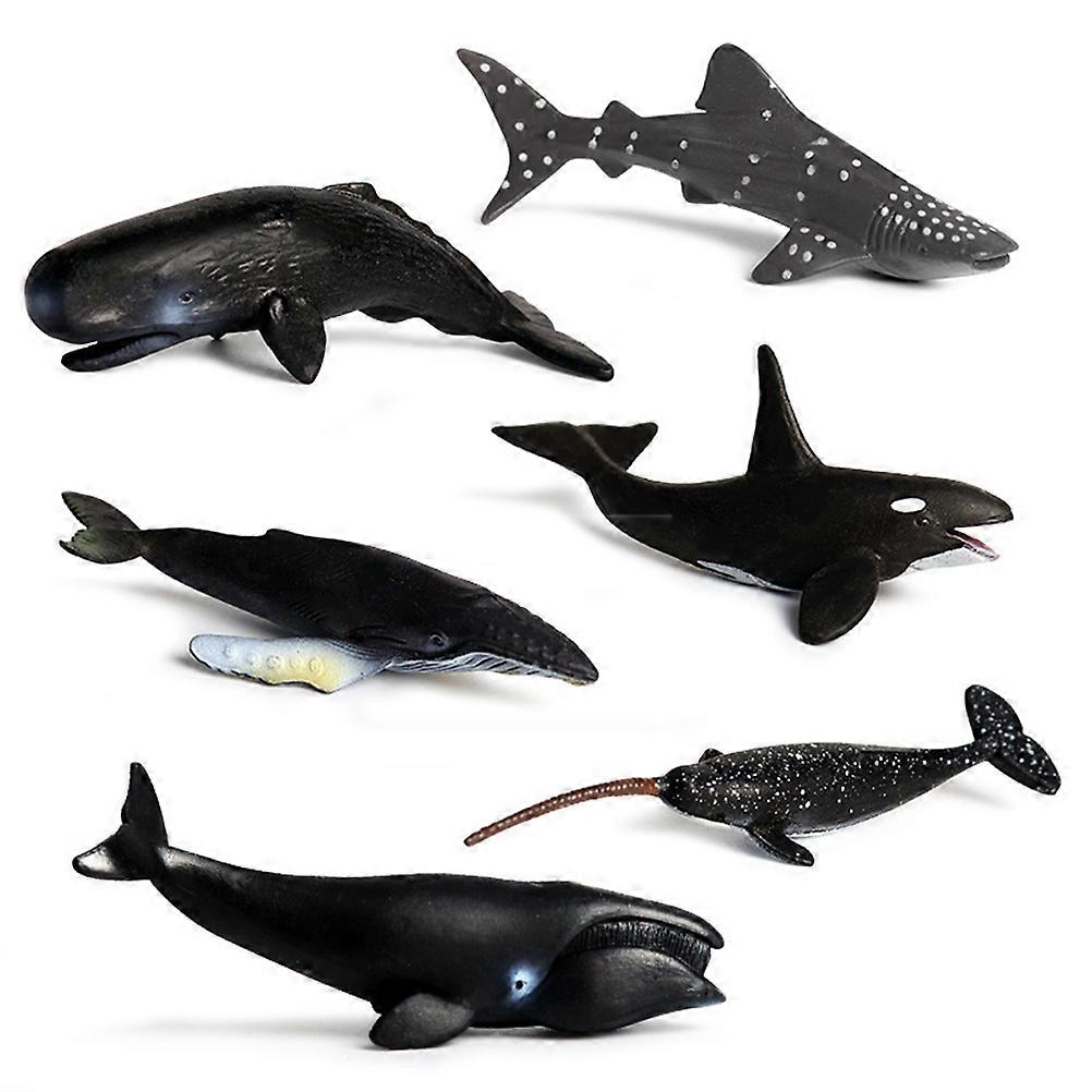 6 pcs/set Mer Jouet Simulation Animaux Bain Jouet Mer Figures Jouet pour Enfants Cadeau