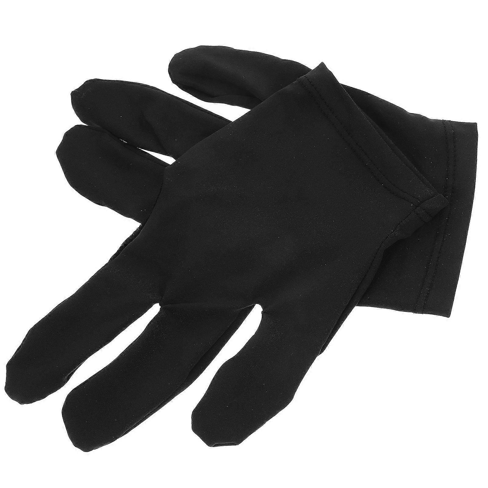 Finger Billiard Gloves for Men and Women – Flexible, Breathable Design for Pool and Snooker Play – Black