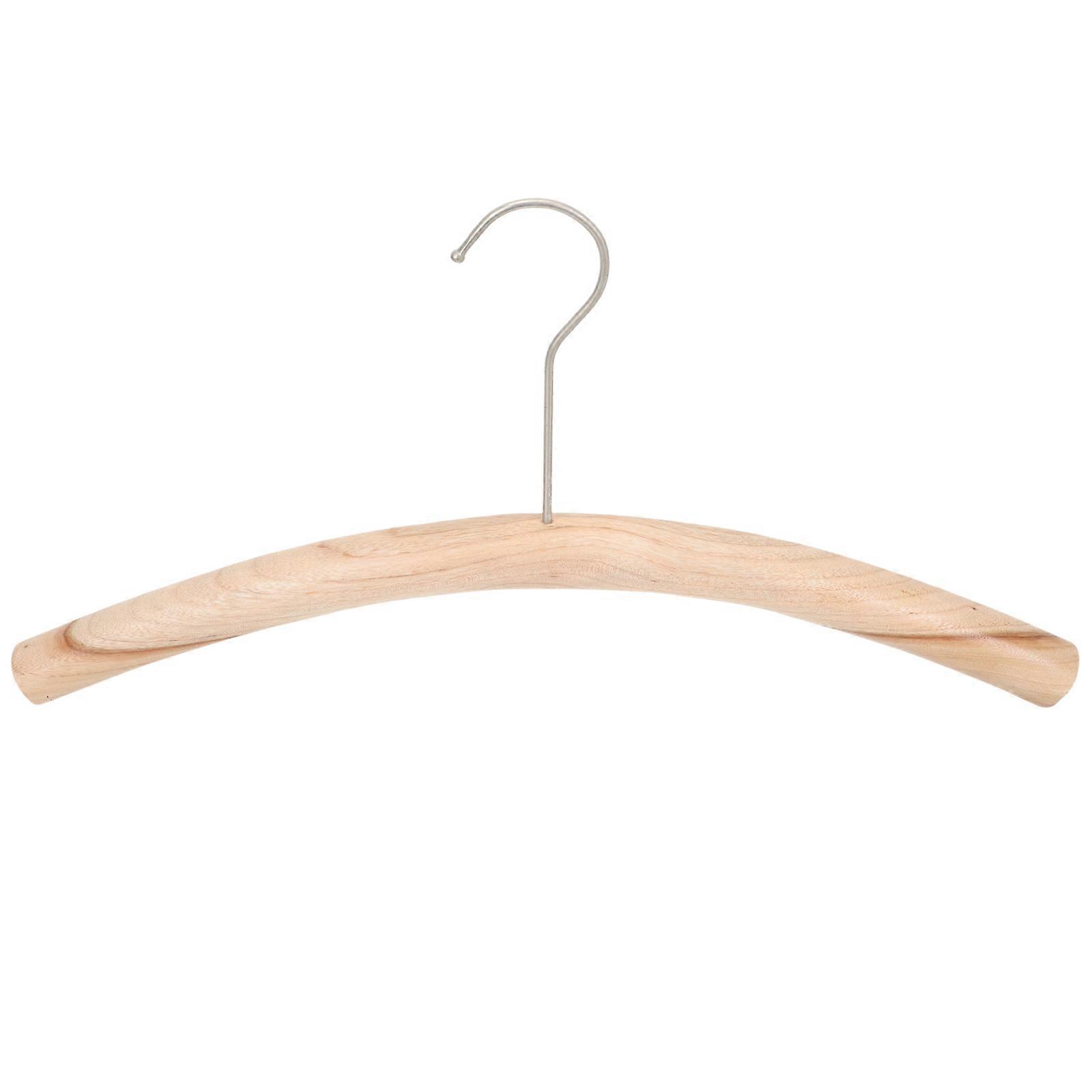 Natural Wooden Clothes Hanger and Drying Rack for Closet Storage – Sturdy Design with Smooth Finish for Suits, Coats, and Dresses – Ideal for Home