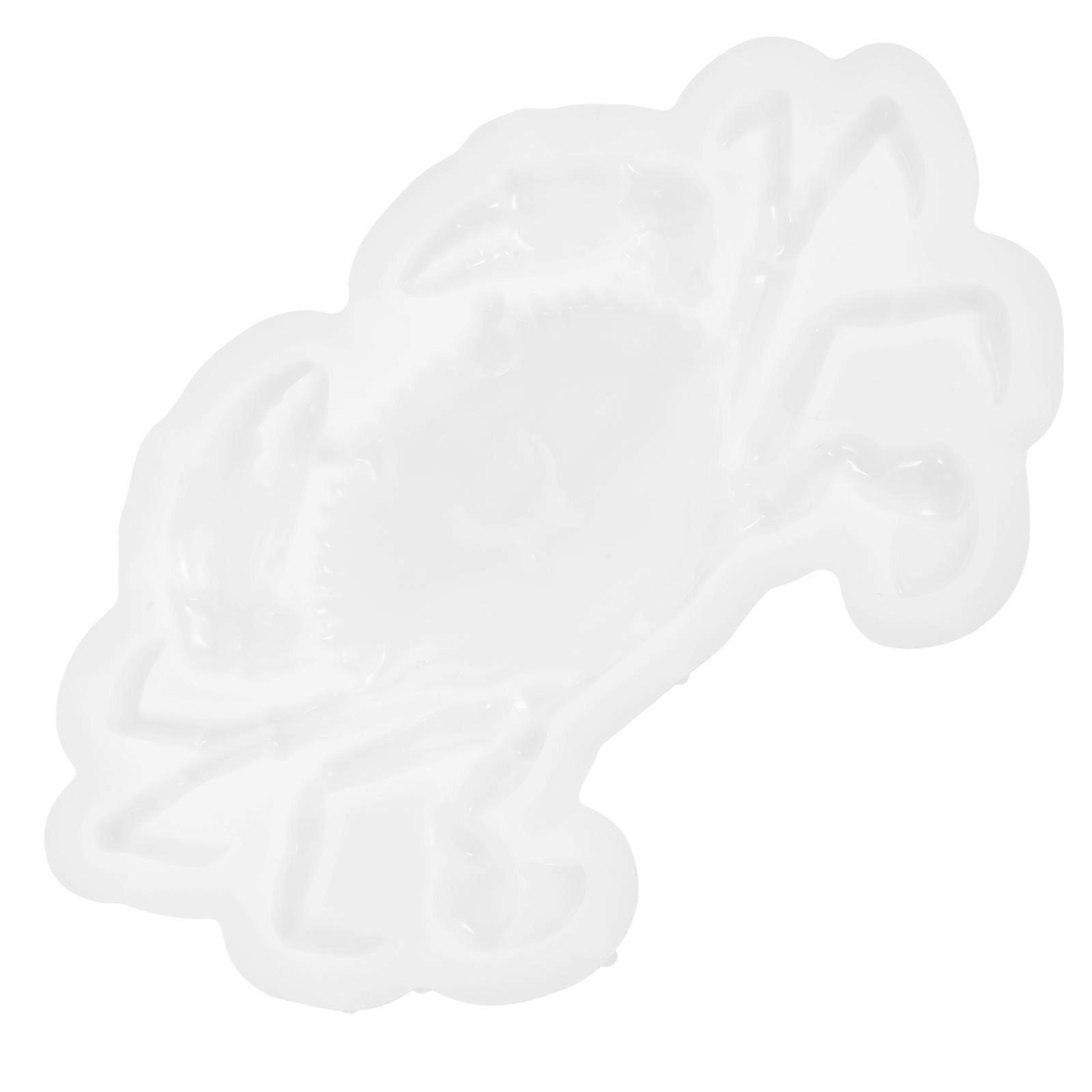 Silicone Crab Keychain Mold for DIY Crafts Flexible, Non Stick Animal Pendant Mold for Resin Casting, Durable Tool for Handmade Keyrings and