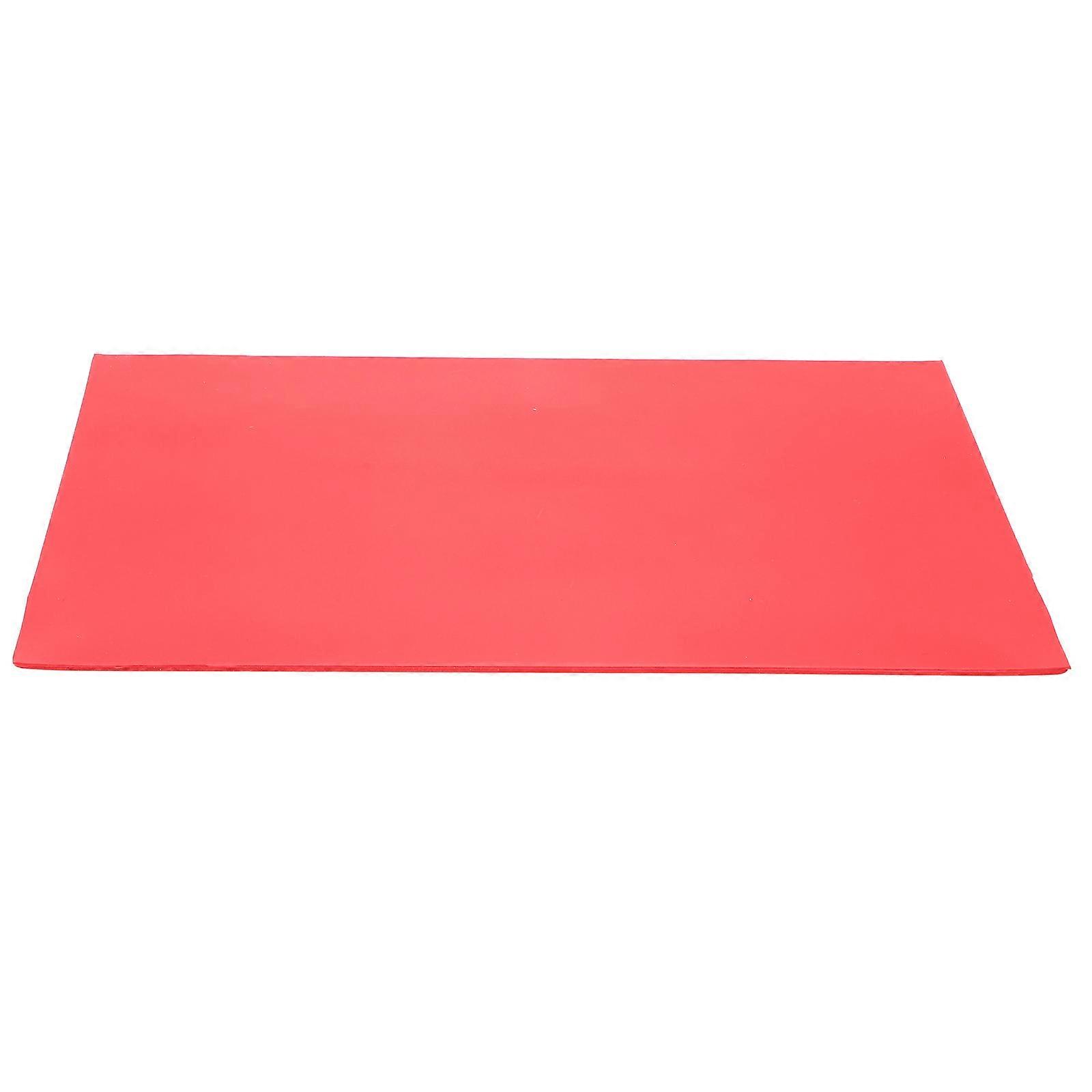 Durable Thick Photosensitive Stamp Mat, Deep Red Rubber, High Ink Absorption, Professional Portable Stamp Cushion for Seal Making, Schools & Business
