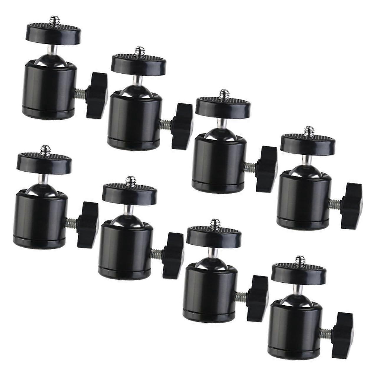 Camera Tripod Ball Head Mount Screw Attachment for Camera Tripods Metal Black