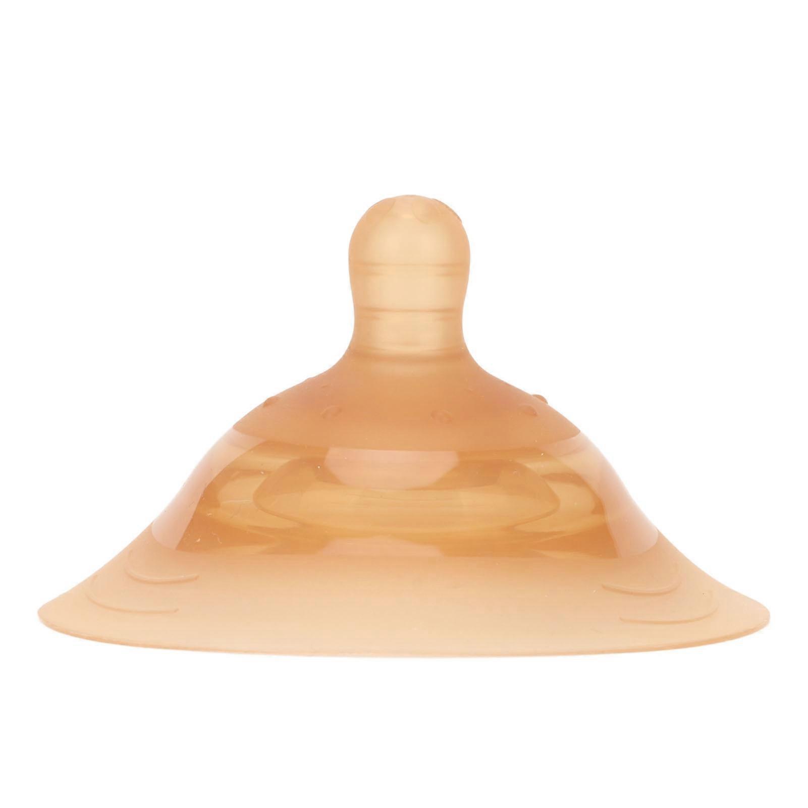 Silicone Nipple Shield Protector Soft Nursing Breastfeeding Nipple Shield for Flat Inverted Nipples 